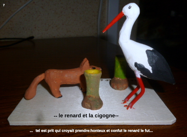 7le renard et la cigogne